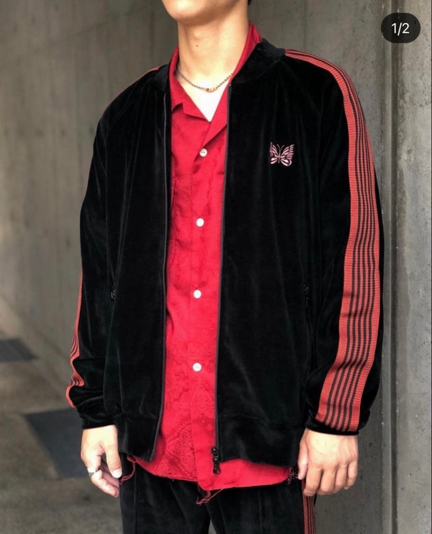 needles ベロアトラックジャケット - メルカリ