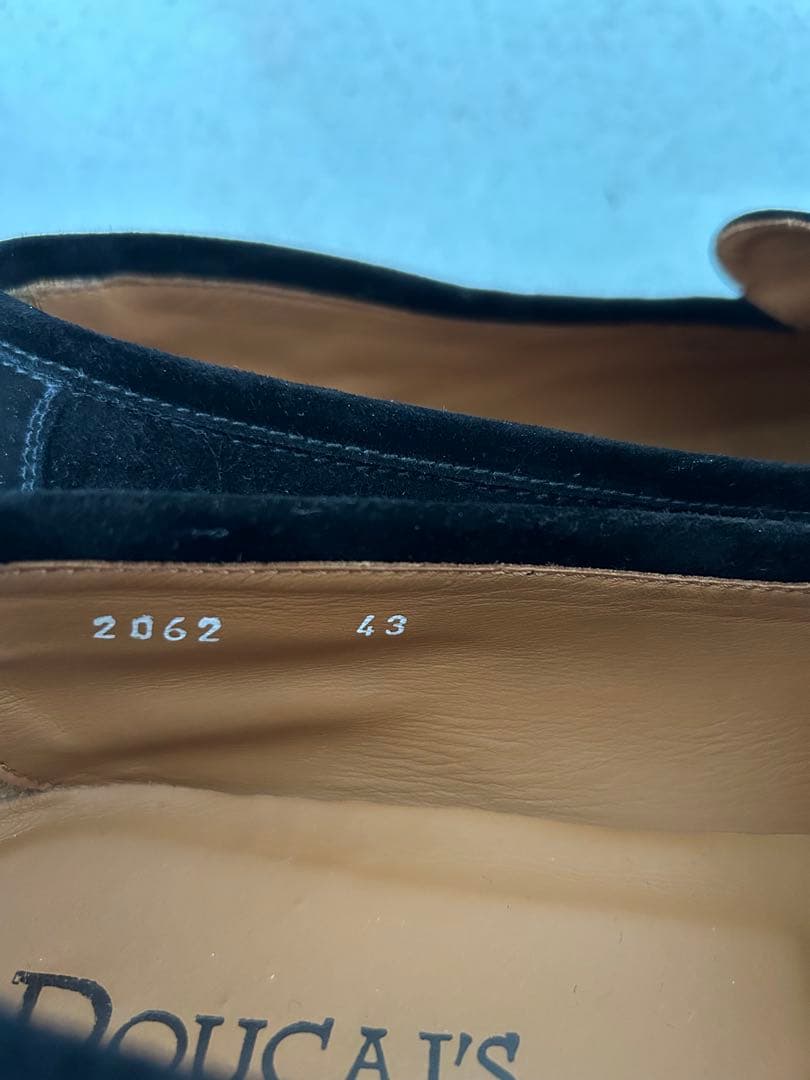 Doucal's ブラック スエード ローファー 43 - メルカリ