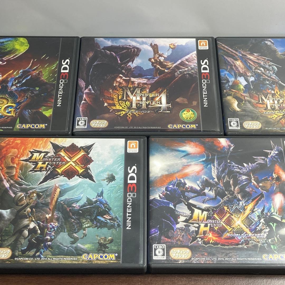 3DS【モンハン 3 4 4G X XX】箱説明書付属品つき【oka】 - メルカリ