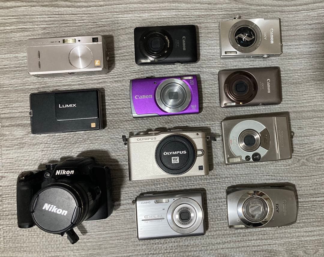 デジカメ11台まとめ売り　※動作未確認 デジタルカメラ 11台 まとめ 動作未確認 ジャンク デジカメ11台まとめ