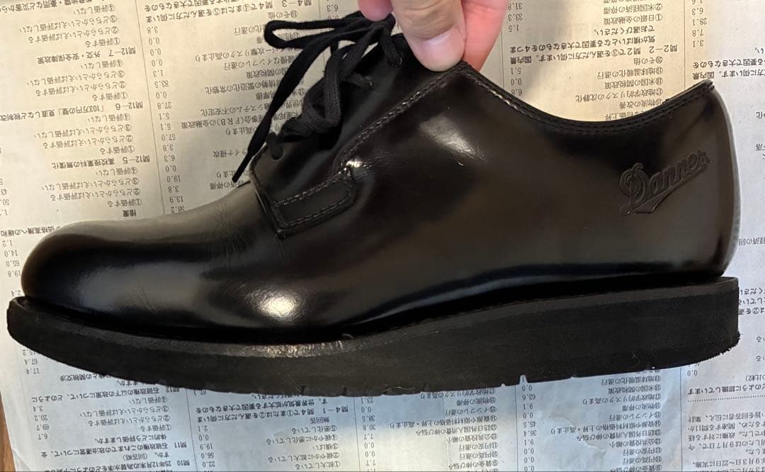 リ*ク様 ダナー ポストマンシューズ D-4300 BLACK 7H 25.5c