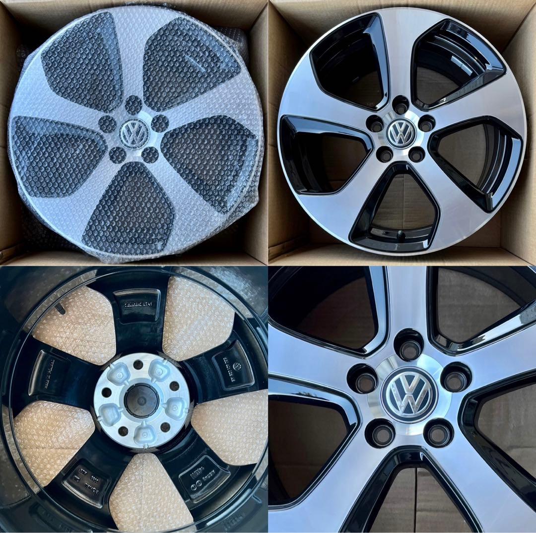 即決◇美品◇フォルクスワーゲン ゴルフ7 GTI純正ホイール18インチ4本