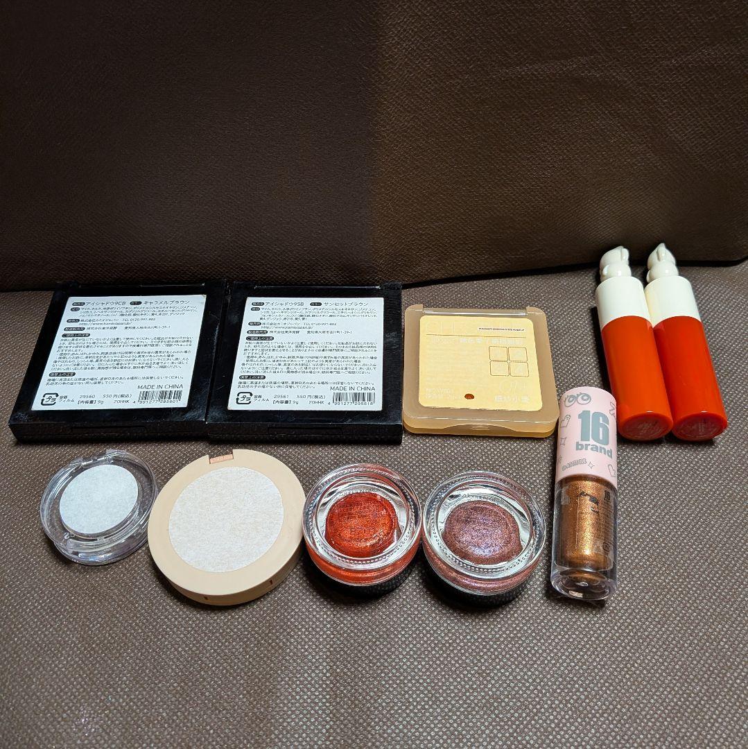 中古品アイシャドウ チーク リップの10点セット - メルカリ