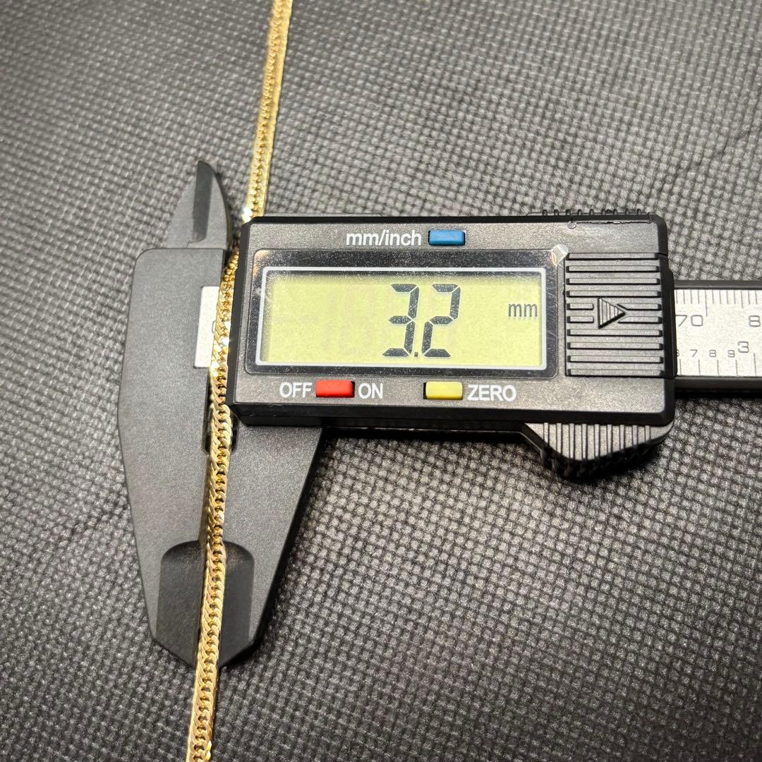 K18 喜平 KIHEI アンクレット 6.1g 8面トリプル YG レディース