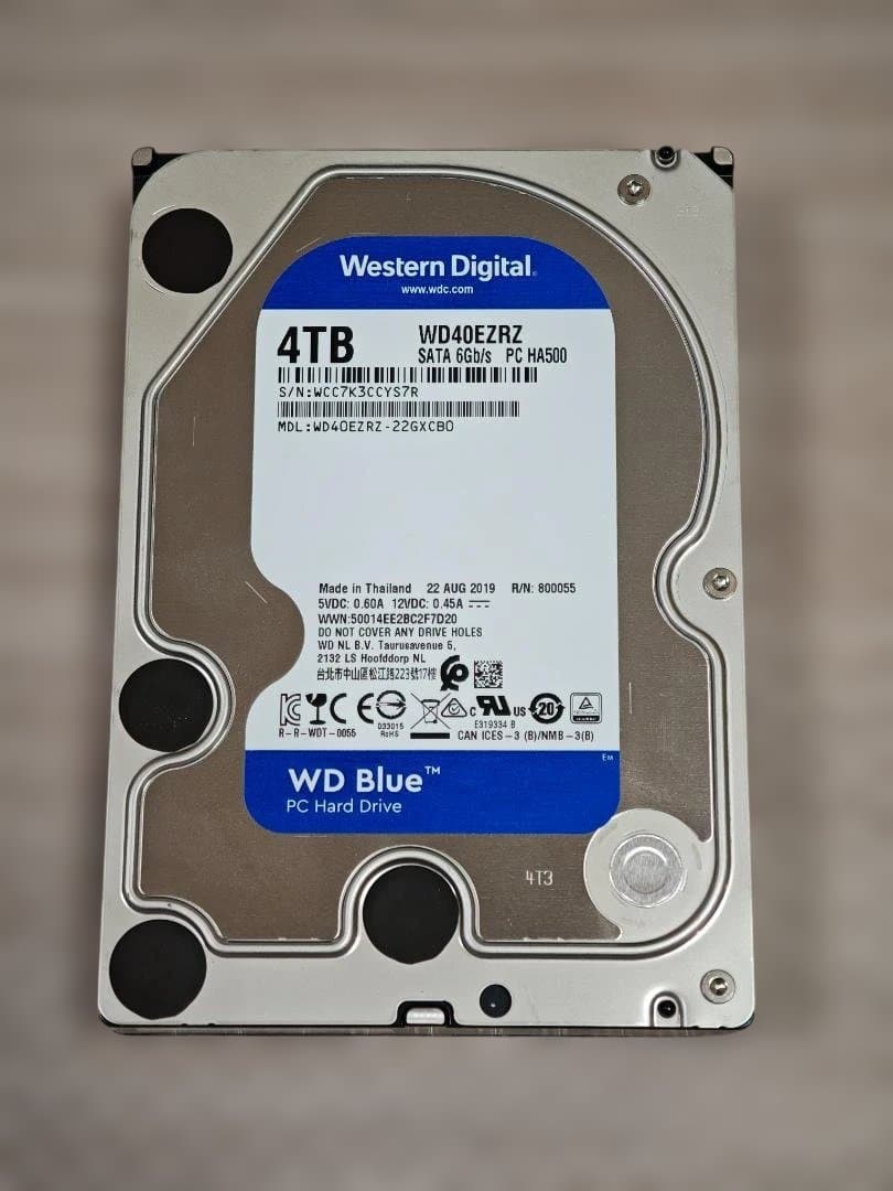Western Digital WD40EZRZ 4TB HDD - メルカリ