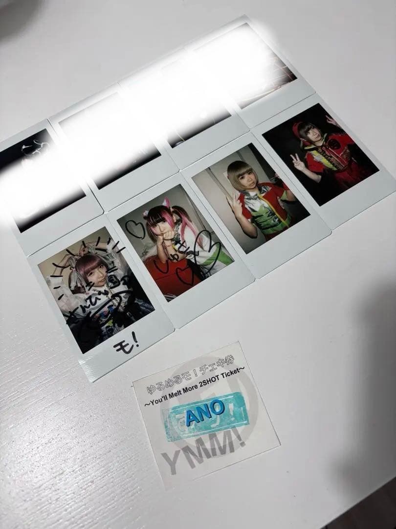 ゆるめるモ！ チェキ8枚 チェキ券 セット - メルカリ