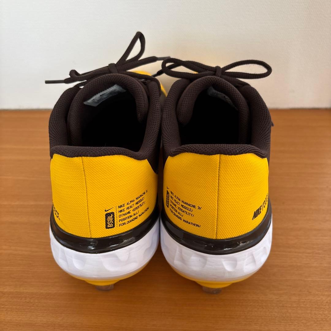 ナイキベースボールメタルスパイク海外モデル MLBパドレスカラー US12