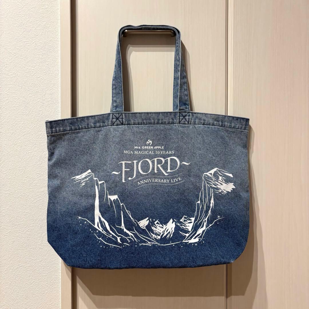 FJORD ミセスグリーンアップル デニムトートバッグ フィヨルド - メルカリ