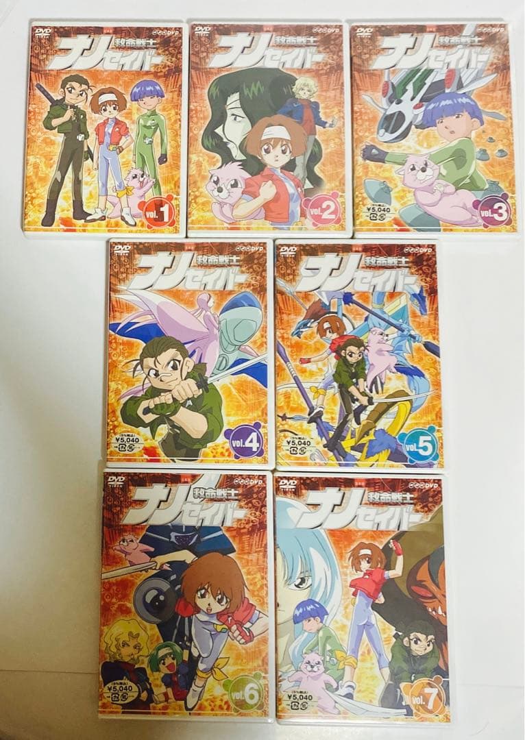 DVD 救命戦士ナノセイバー 全巻セット　１巻以外は新品未開封