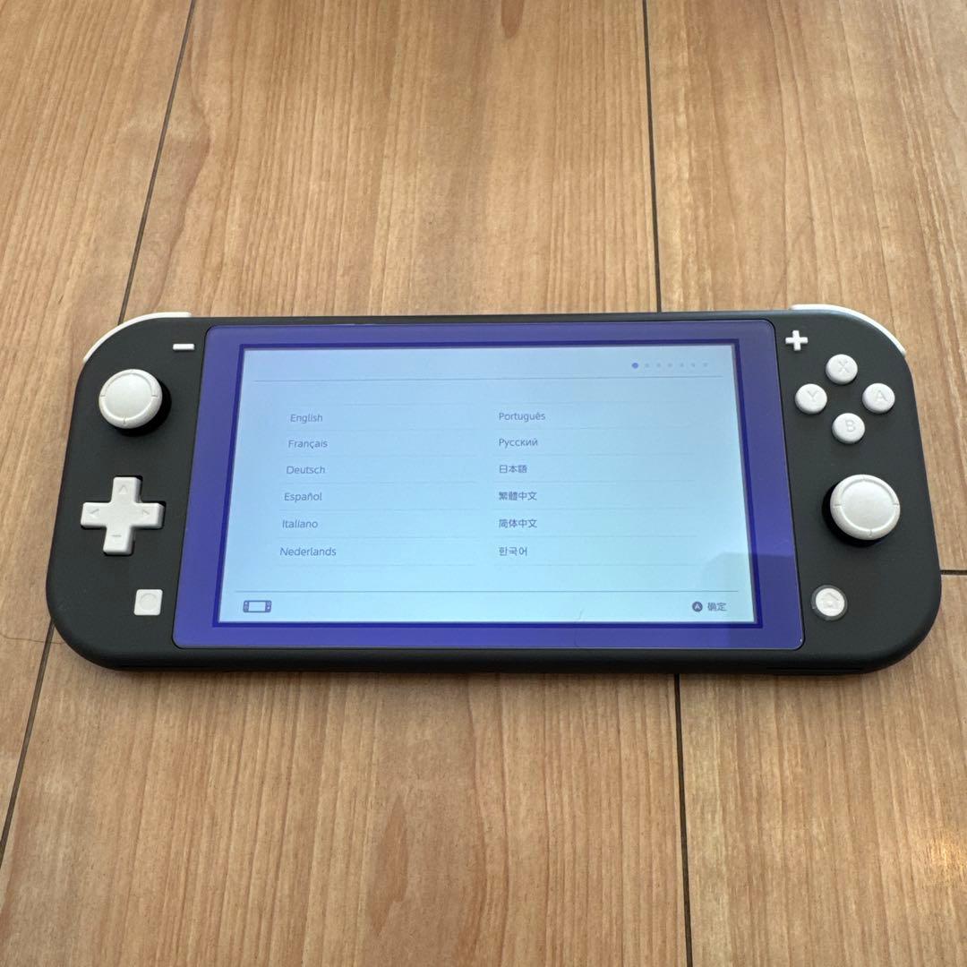 Nintendo Switch Lite グレー 本体 ACアダプター付き - メルカリ