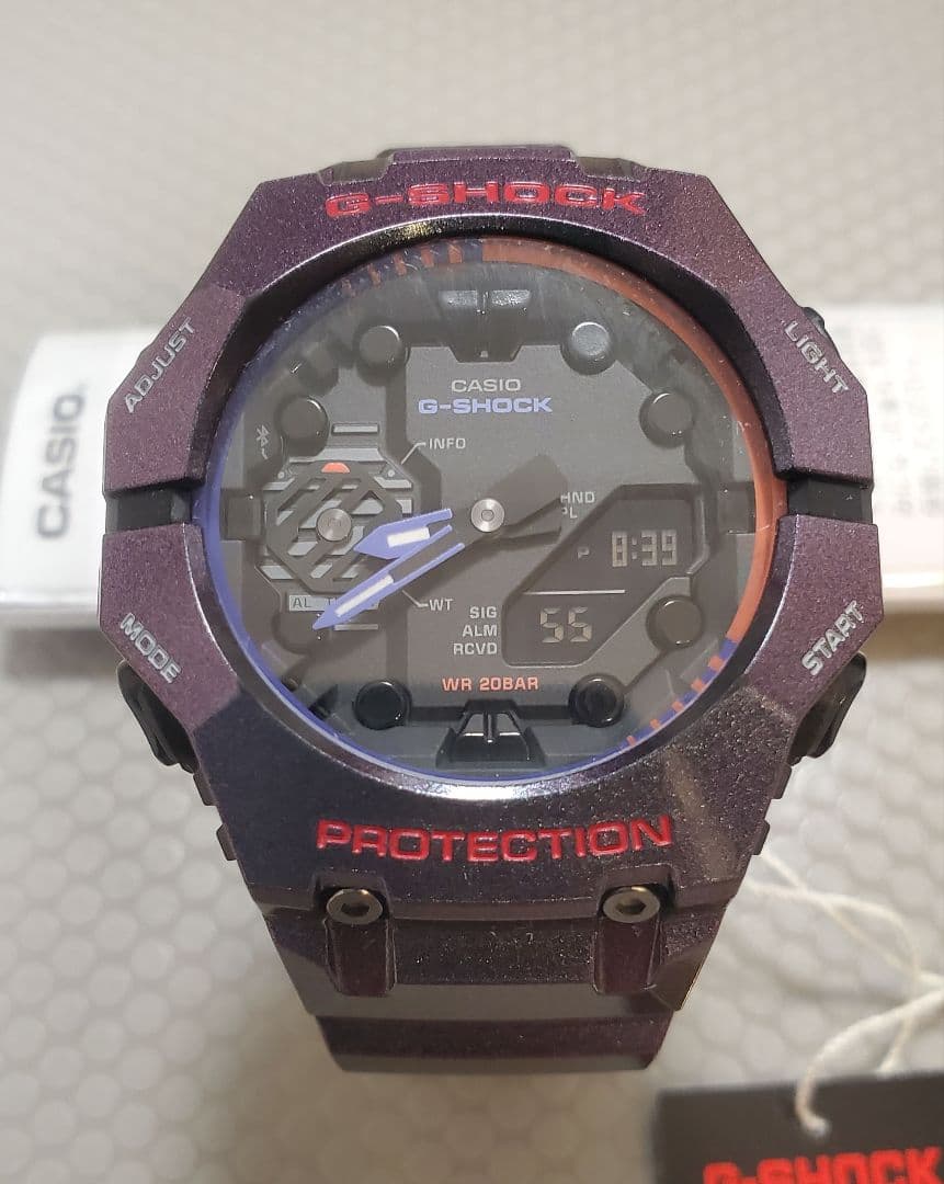 CASIO カシオ G-SHOCK GA-B001AH-6A　パープル　美品 GA-B001AH-6AJF | CASIO