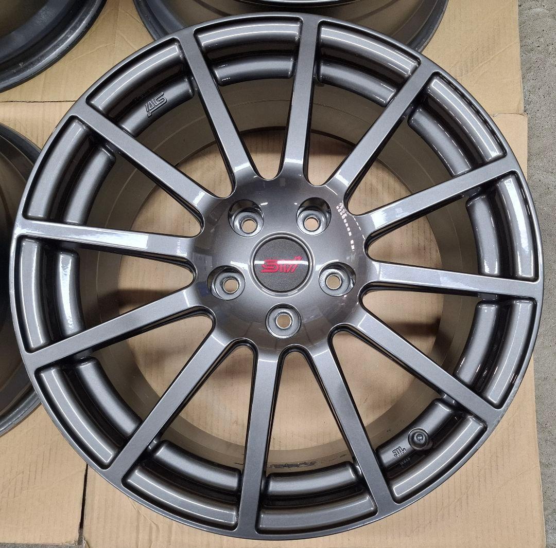 【美品】スバル WRX STI 純正OP 18インチ 8.5J ホイール 4本