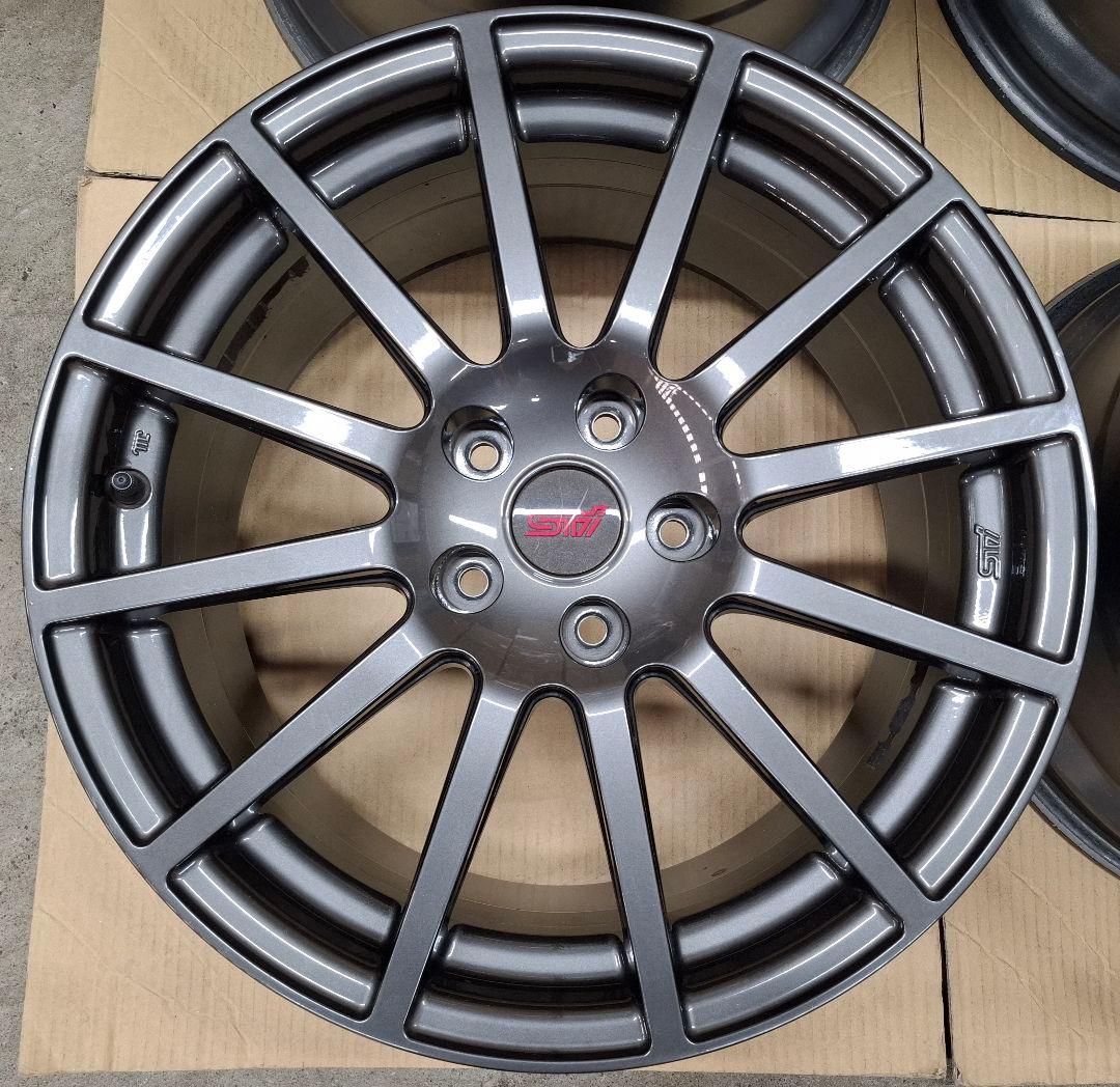 【美品】スバル WRX STI 純正OP 18インチ 8.5J ホイール 4本