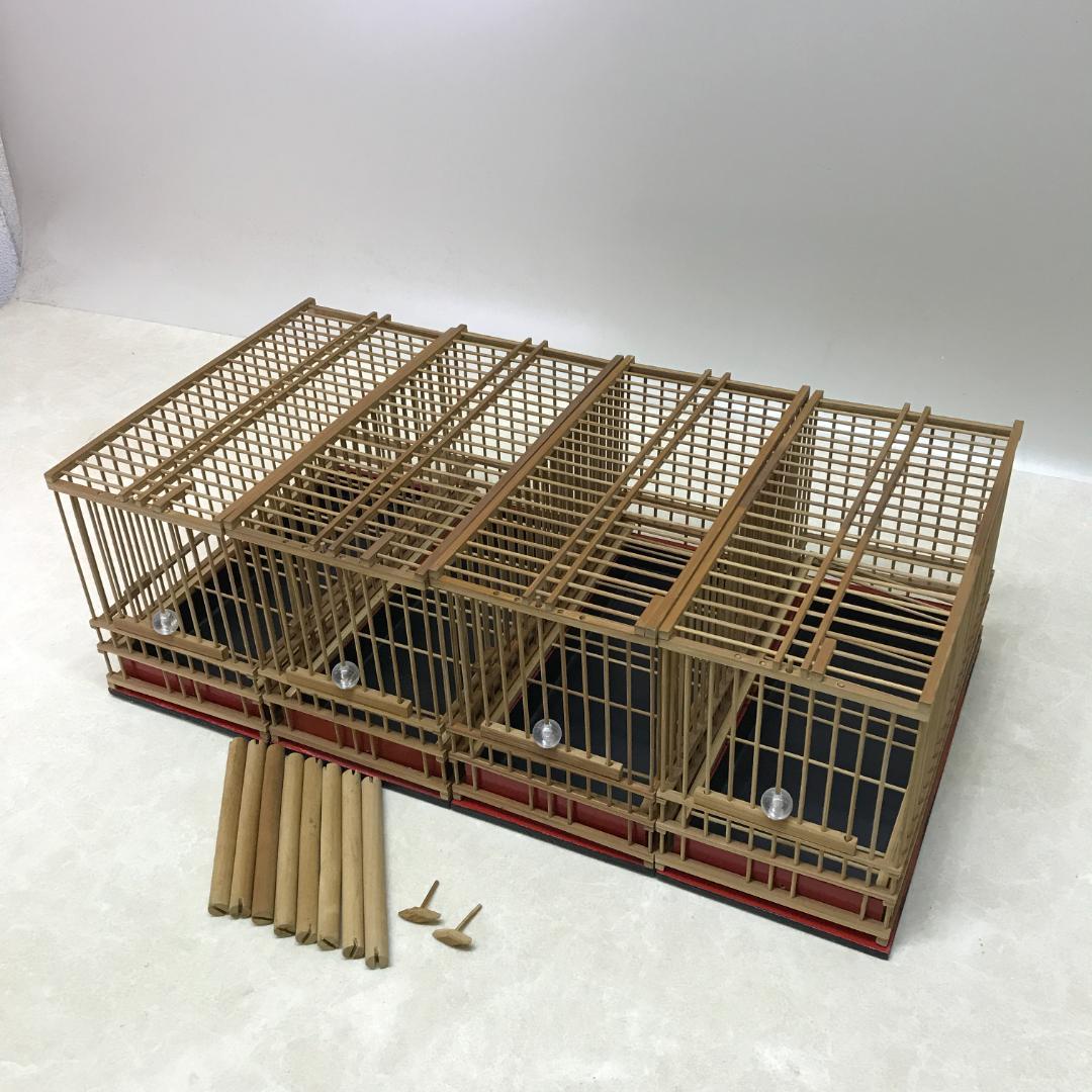 未使用 竹籠 鳥カゴ メジロ籠 4個 - メルカリ