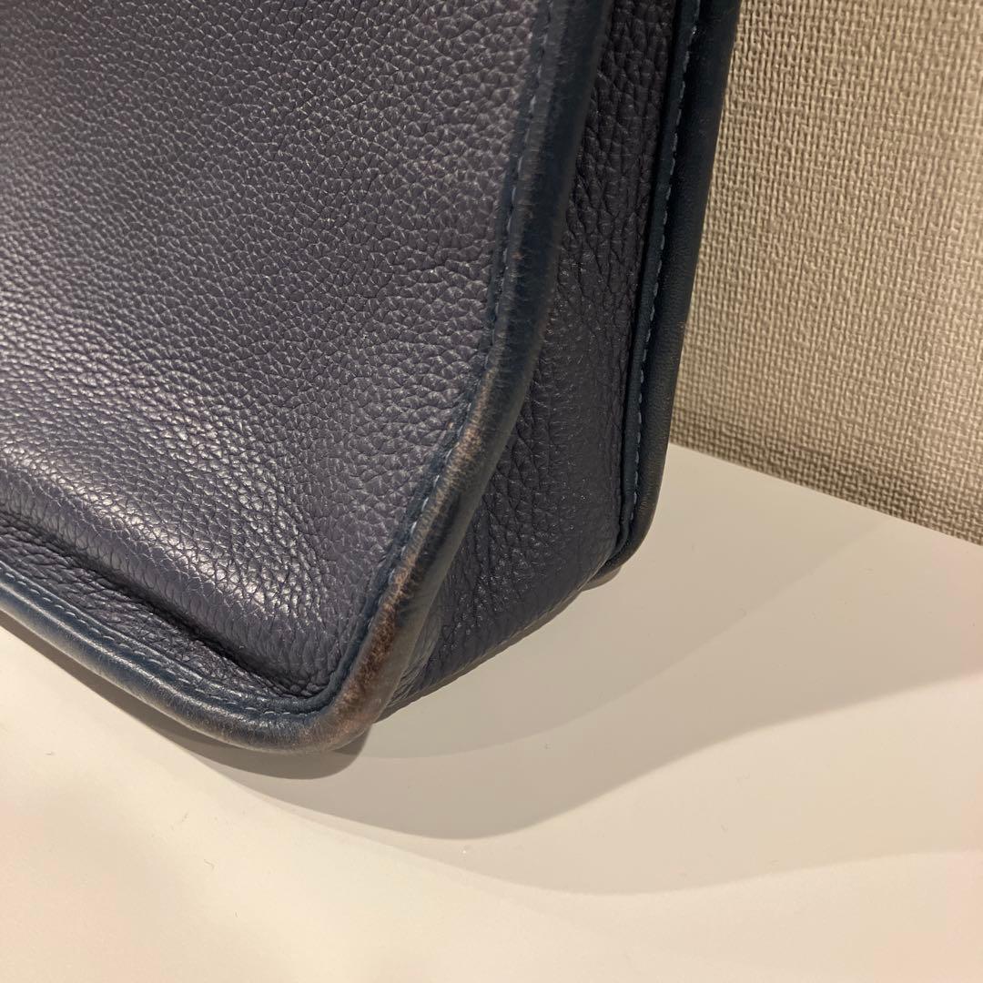 《中古美品》　ロエベ　トレドバッグ　ネイビー