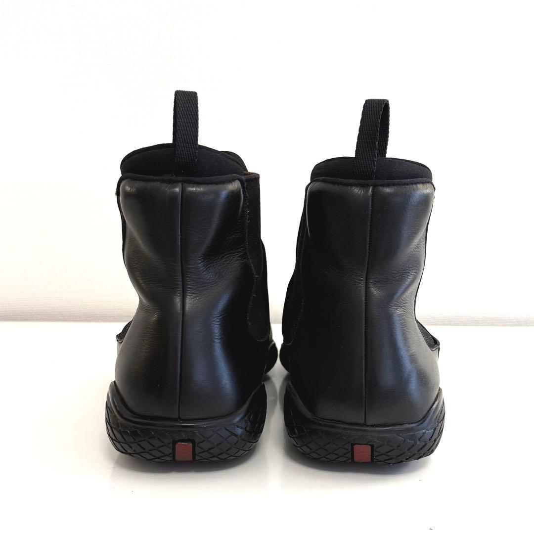 美品】プラダ スポーツ PRADA SPORT レザーブーツ サイズ9 - メルカリ