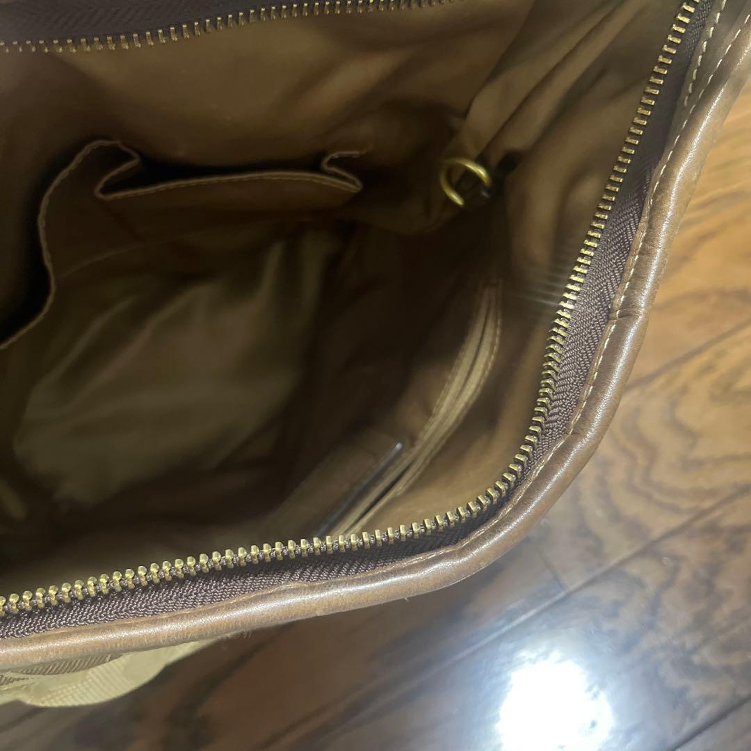 コーチ パッチワーク ショルダーバッグ バケツ型 シグネチャー