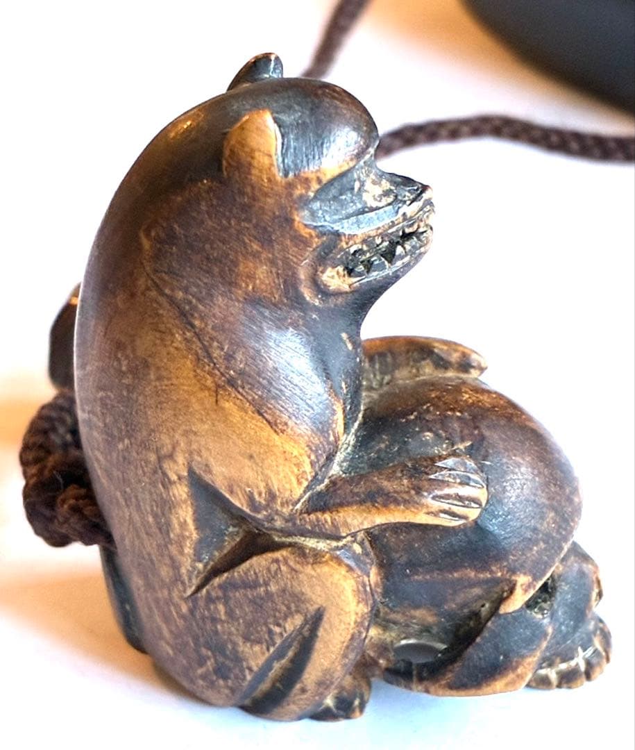 時代鷄蒔絵印籠 在銘