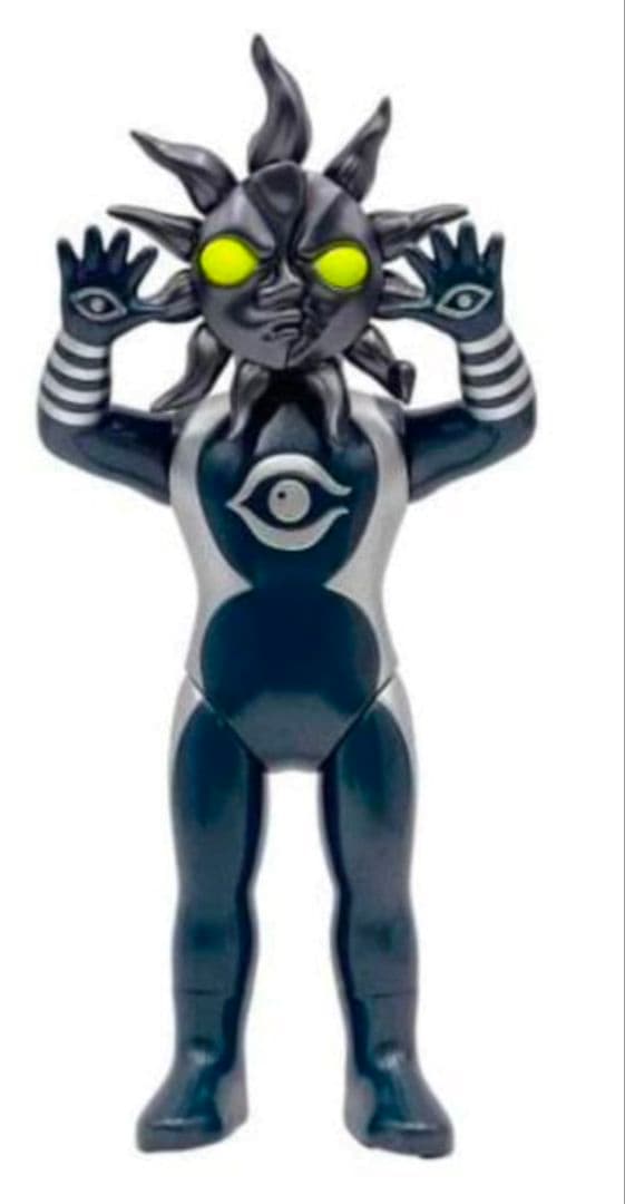 超復刻版 タローマン ソフビ人形 ブラックタローマン BLACK TAROMAN