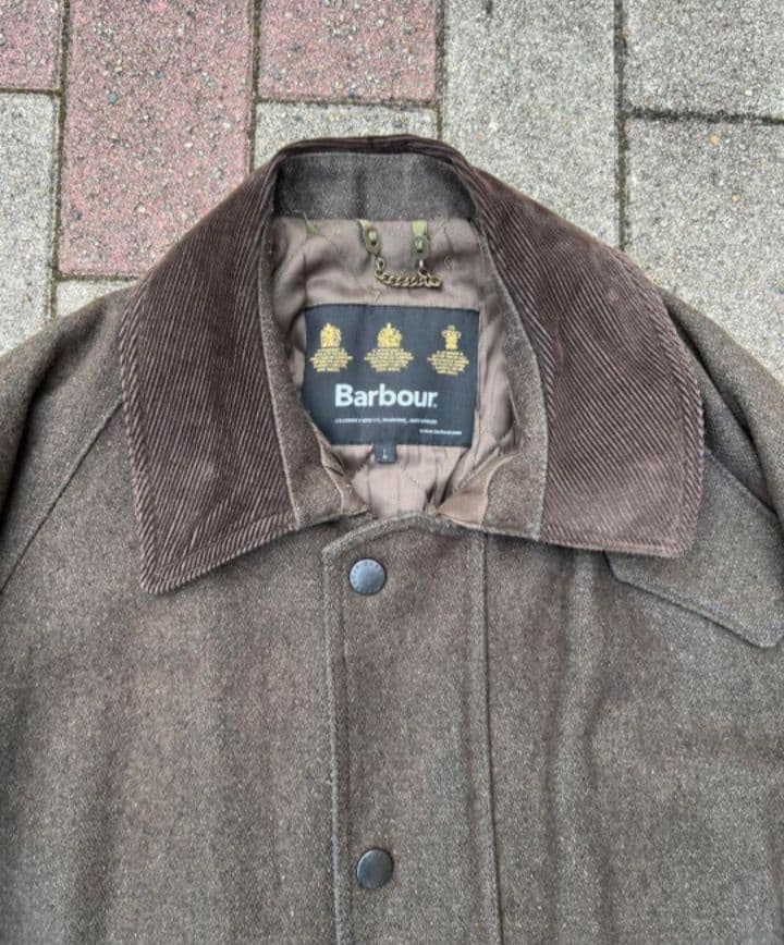 Barbour beaufort ビューフォート スリークラウン ウール素材