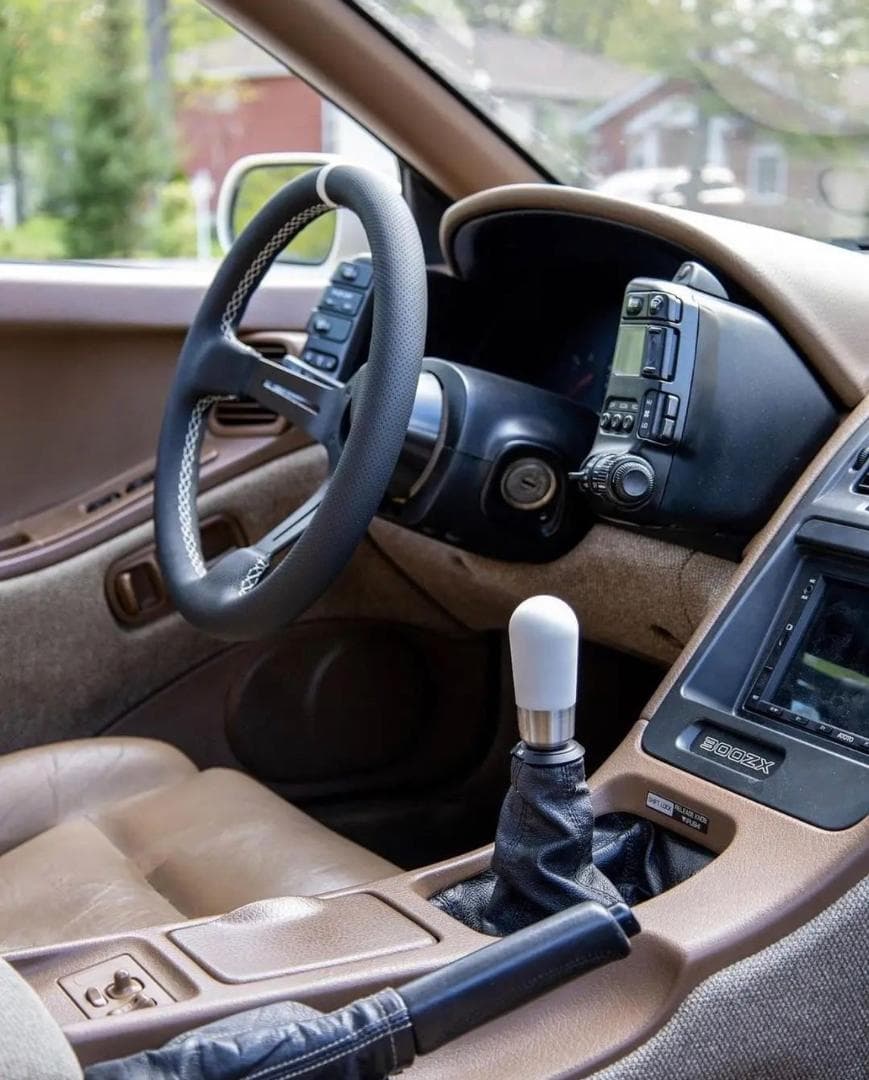 DND レース パンチングレザー パープルステッチ ステアリング 紫 USDM