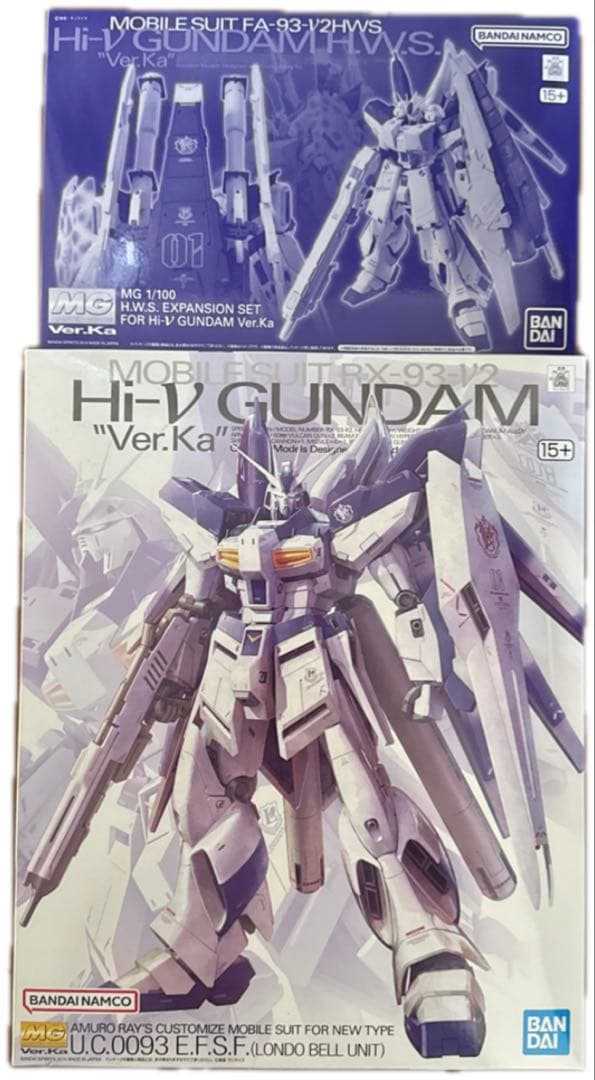 【未開封】Hi-νガンダムVer.Ka/HWS拡張セット/ヘッドパーツ改造キット MG Hi-νガンダムVer.Ka用HWS拡張セット プレミアムバンダイにて7月16日