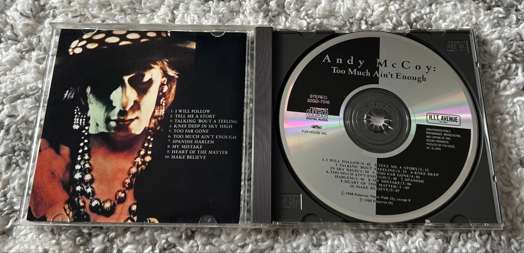 Andy McCoy Too Much Ain't Enough CD - メルカリ
