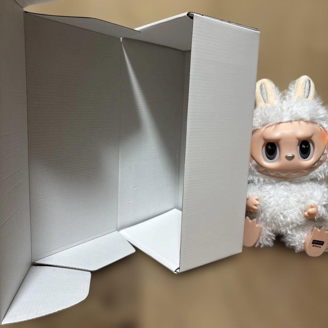 38cm ラブブ ジモモ 白 ホワイト シッポ付き ぬいぐるみ 海外輸入品①