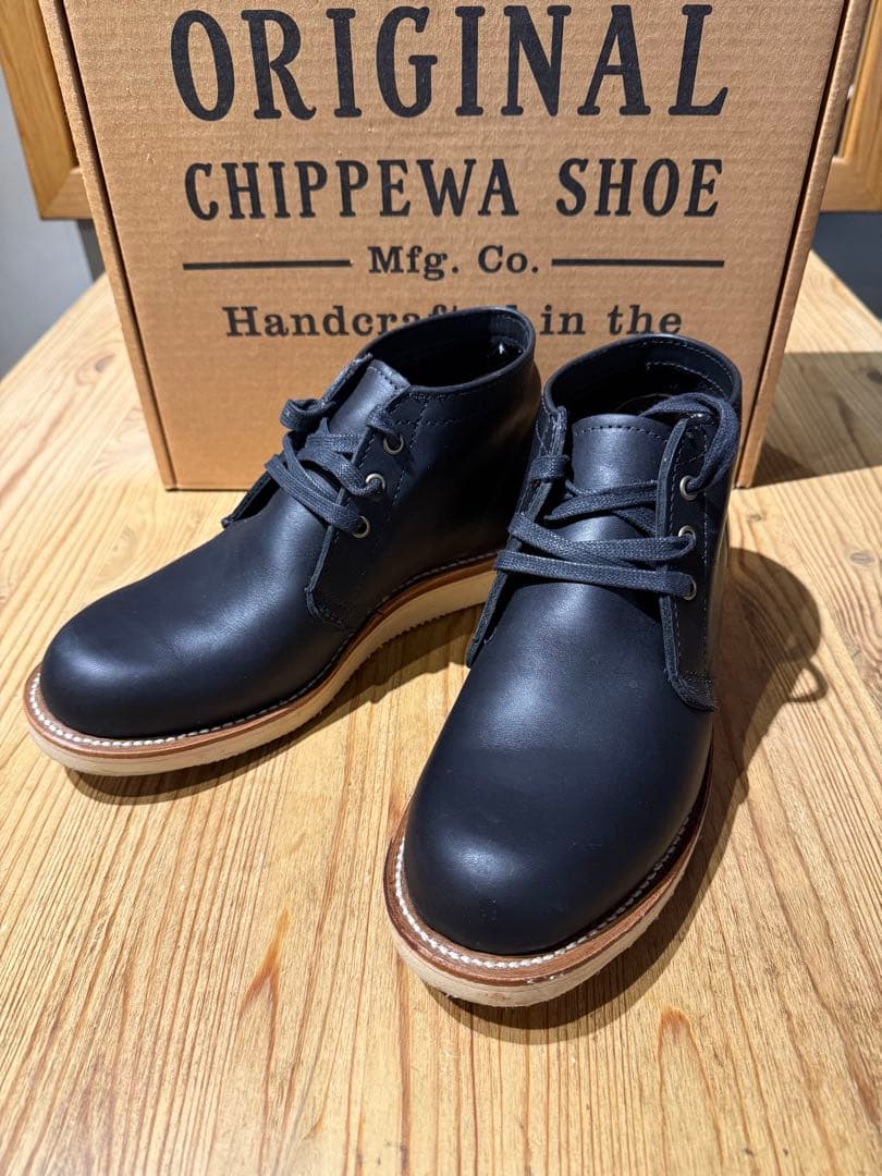 Chippewa 4025 BLK チペワ チャッカブーツ ブラック US8.5 - メルカリ