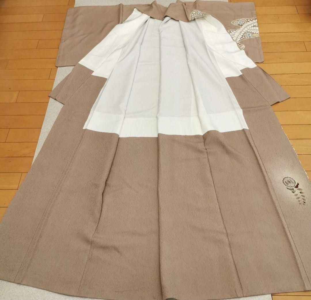 新品 辻が花】優しいミルクティー色 技巧絞り 訪問着 付け下げ - メルカリ