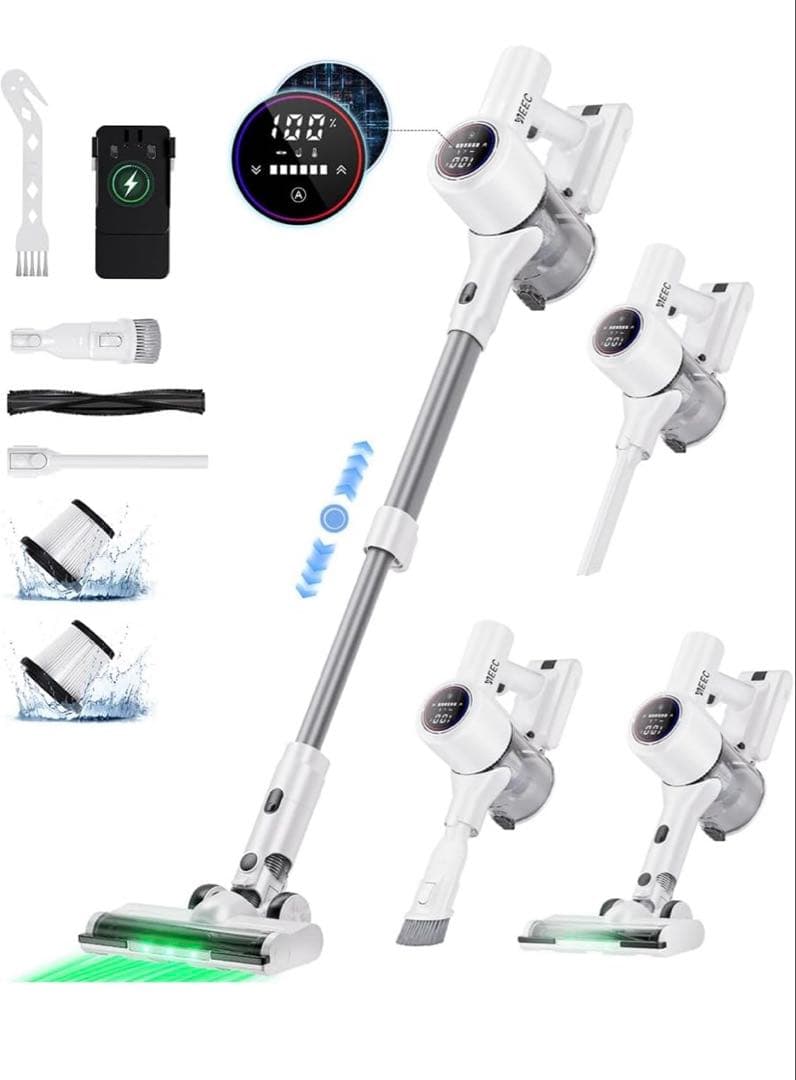 2025年最新掃除機コードレス業界注目自動式吸引力AI70Kpa定価39980円 Amazon | 掃除機 コードレス【2025最新型!&業界初自動ゴミ収集ドック