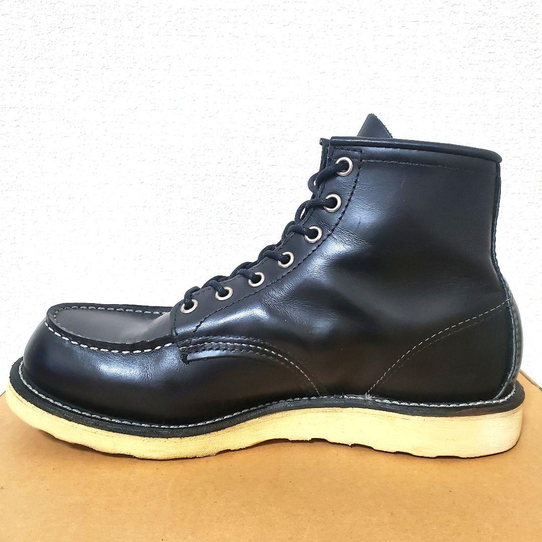 【美品】RED WING 8130 サイド羽刻印 8.5E 05年製 モックトゥ