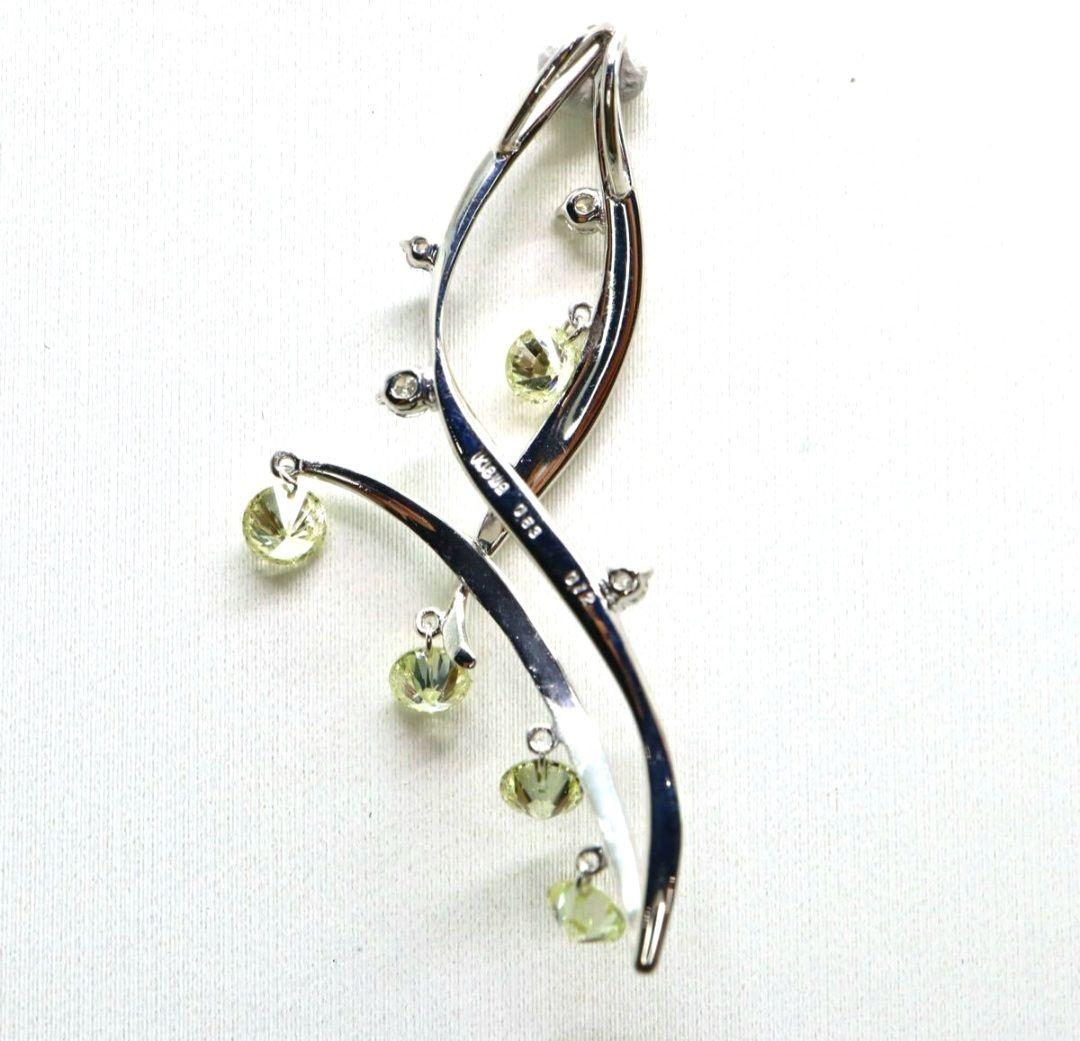 極上ダイヤ！超稀少！超激レアな天然イエローグリーン系のペンダント