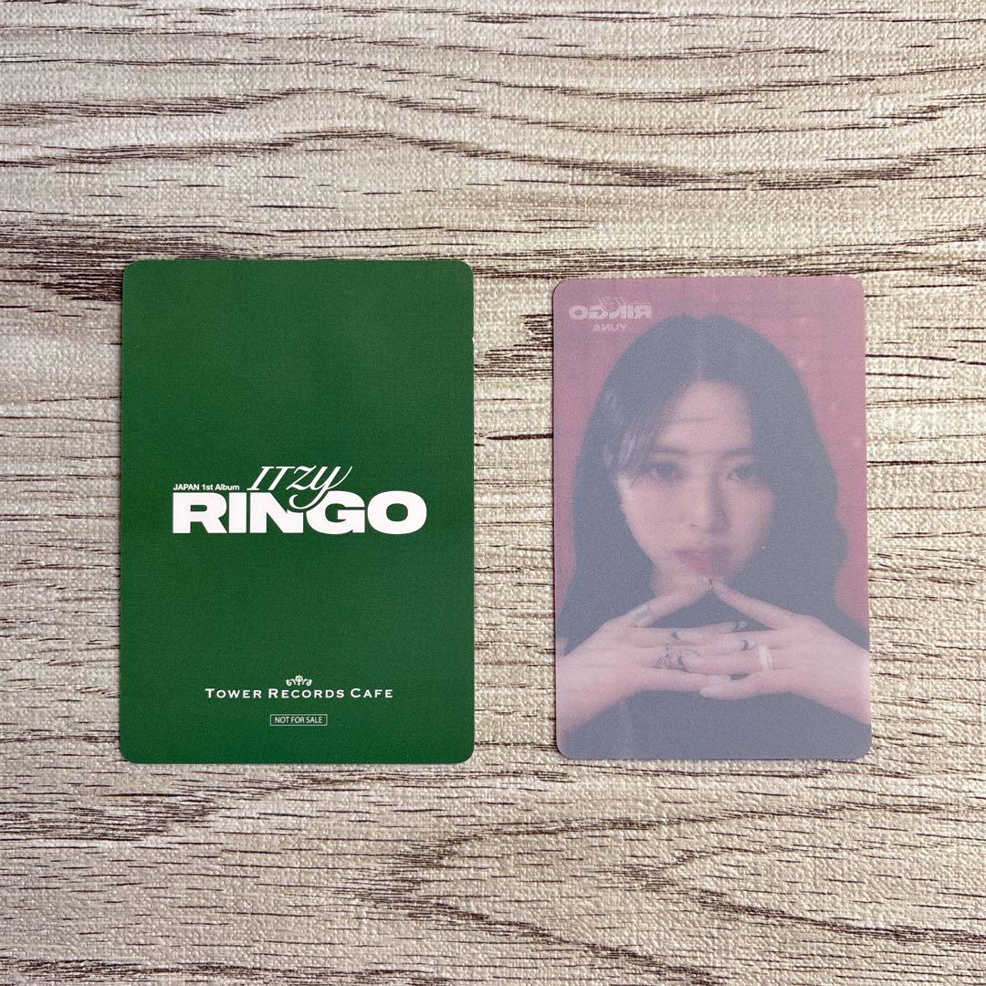 itzy ユナ ringo トレカ A盤 B盤 タワレコ カフェ 特典 yuna - メルカリ