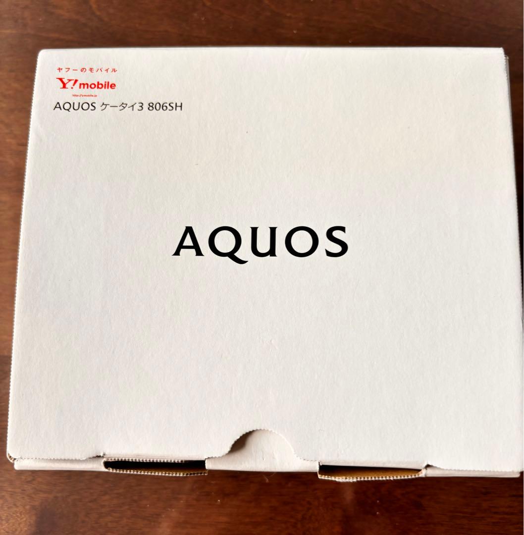 AQUOSケータイ3 ブラック806SH SIMロック解除済み - メルカリ