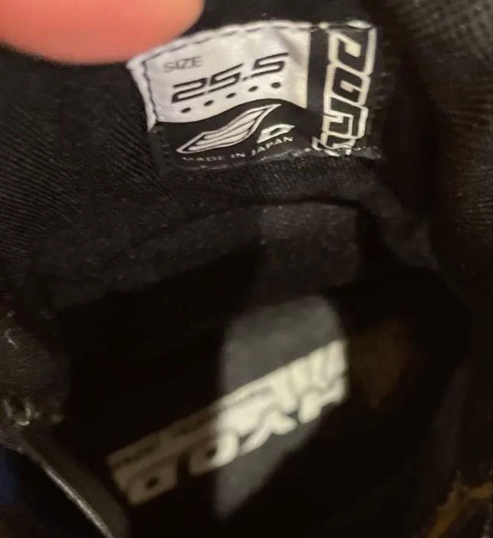 お値げしました HYOD　ライディングブーツ　黒/オレンジ 25.5cm