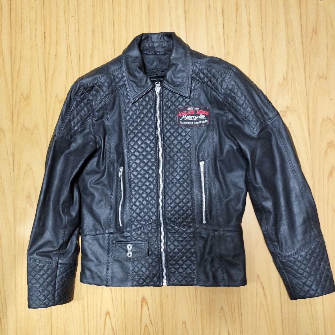 Lサイズ　ARLEN NESS ブラックレザージャケット　防寒　防風 2026年最新】アレンネス レザージャケットの人気アイテム - メルカリ