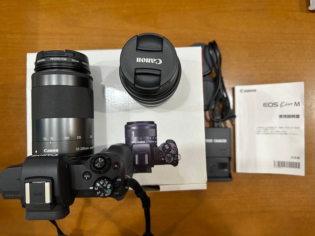 【美品】Canon EOS KISS M Wズームキット BK CANON EOS Kiss M ダブルズームキット [ブラック] 価格比較 - 価格.com