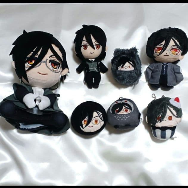 セバスチャン　ぬいぐるみ　ぷぎゅっと　たぴぬい　AGF　黒執事　マスコット 送料無料 黒執事 寄宿学校編 ぬいぐるみ ぷりぬいたっちどりーむみに