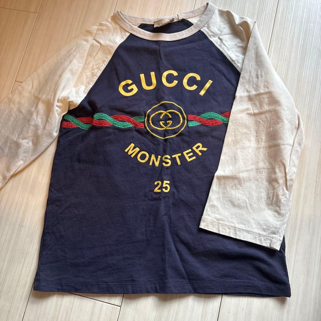 GUCCI MONSTER Tシャツ ネイビー クリーム GUCCI□【セール】国内発□×Disneyコラボ ドナルドTシャツ (GUCCI/T