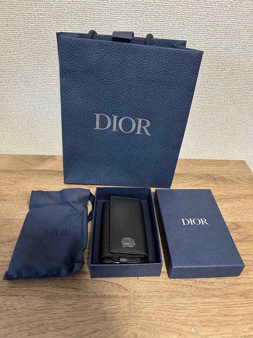 【新品未使用】Dior キーケース　CD Icon グレインドカーフスキン DIOR | 【日本限定】キーケース CD Icon グレインドカーフスキン