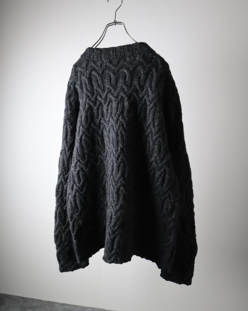 J.CREW 90s ケーブル チャンキー ウール ニット セーター 巨人タグ