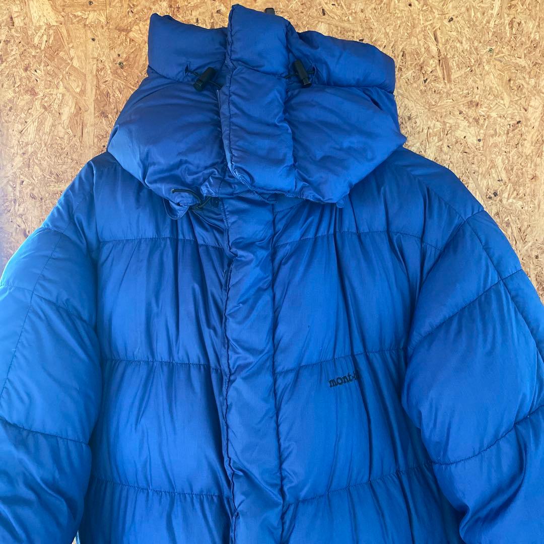 90's 旧タグ old mont-bell モンベル ダウンジャケット ブルー - メルカリ