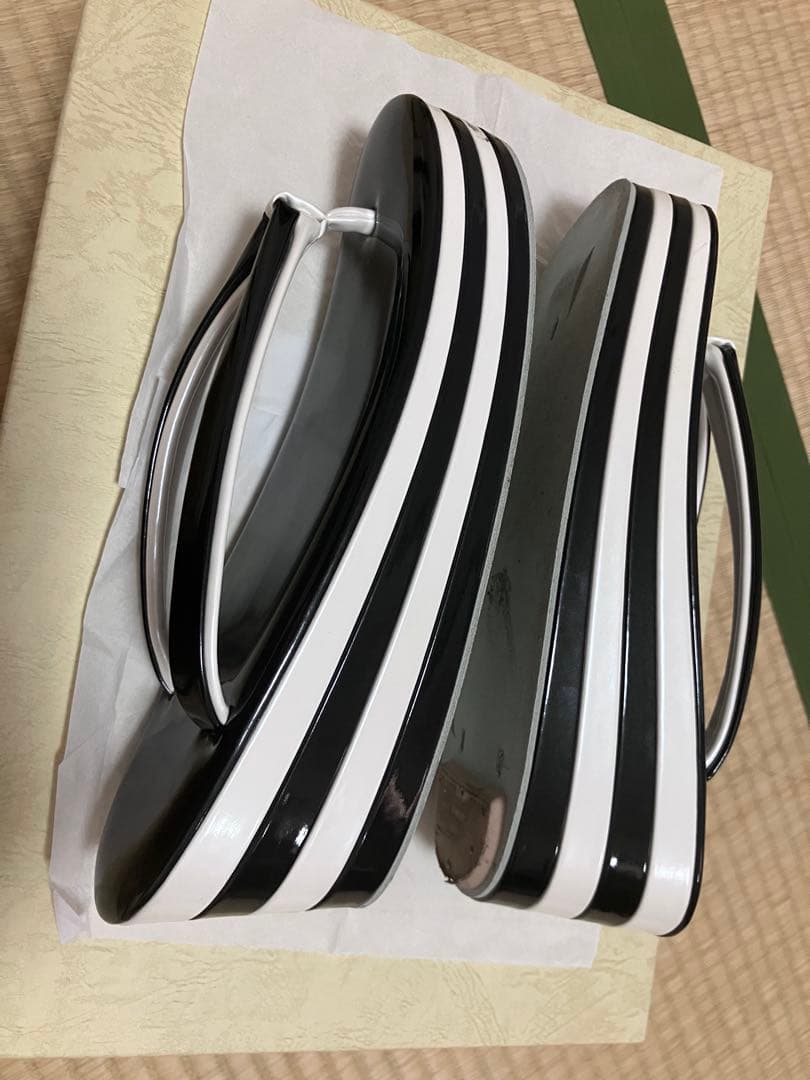 《振袖用》 7cm厚底 草履バック モノトーン