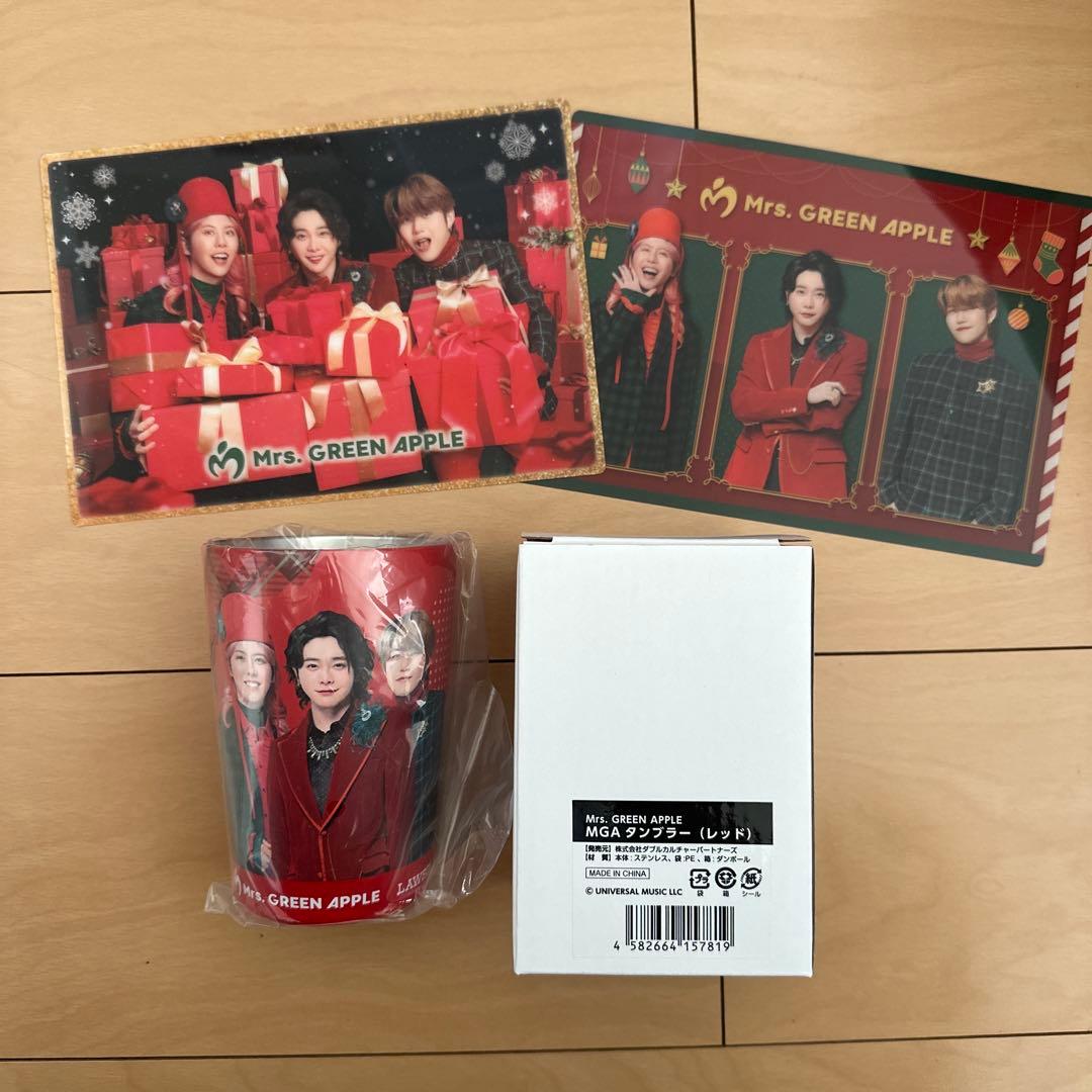 Mrs. GREEN APPLE ミセスグリーンアップル タンブラー レッド - メルカリ