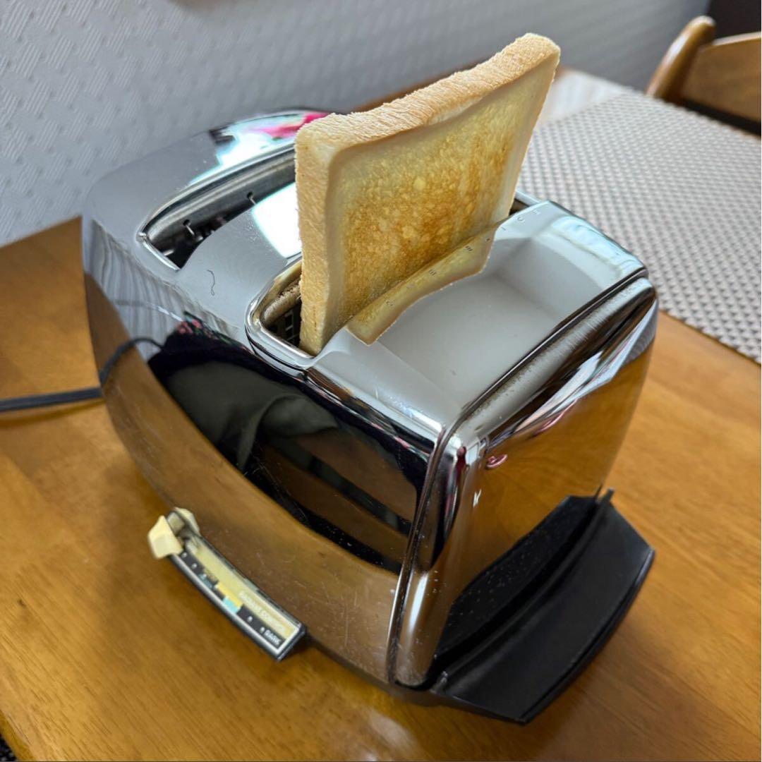 USA製 80年代 サンビーム クラシック レトロ トースター 鏡面 稼働品