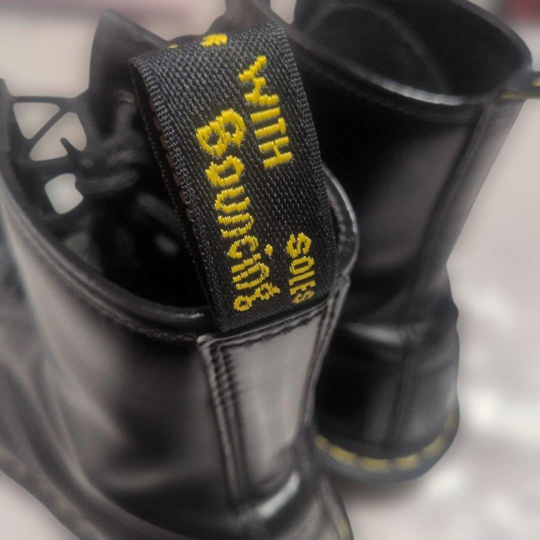 ドクターマーチン (Dr.Martens) 8ホールブーツ ブラック UK5 - メルカリ