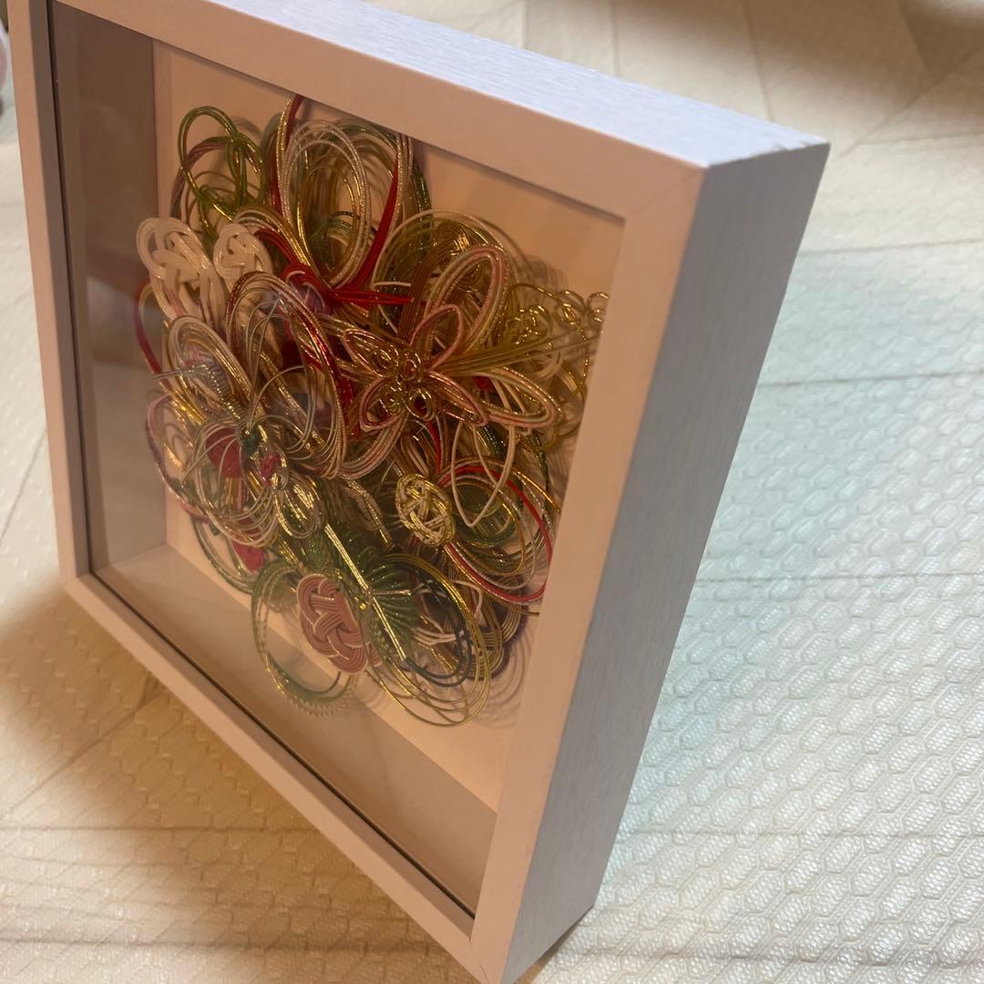 水引アート 水引アレンジ ご祝儀袋 結婚証明書 オーダーメイド 卒花