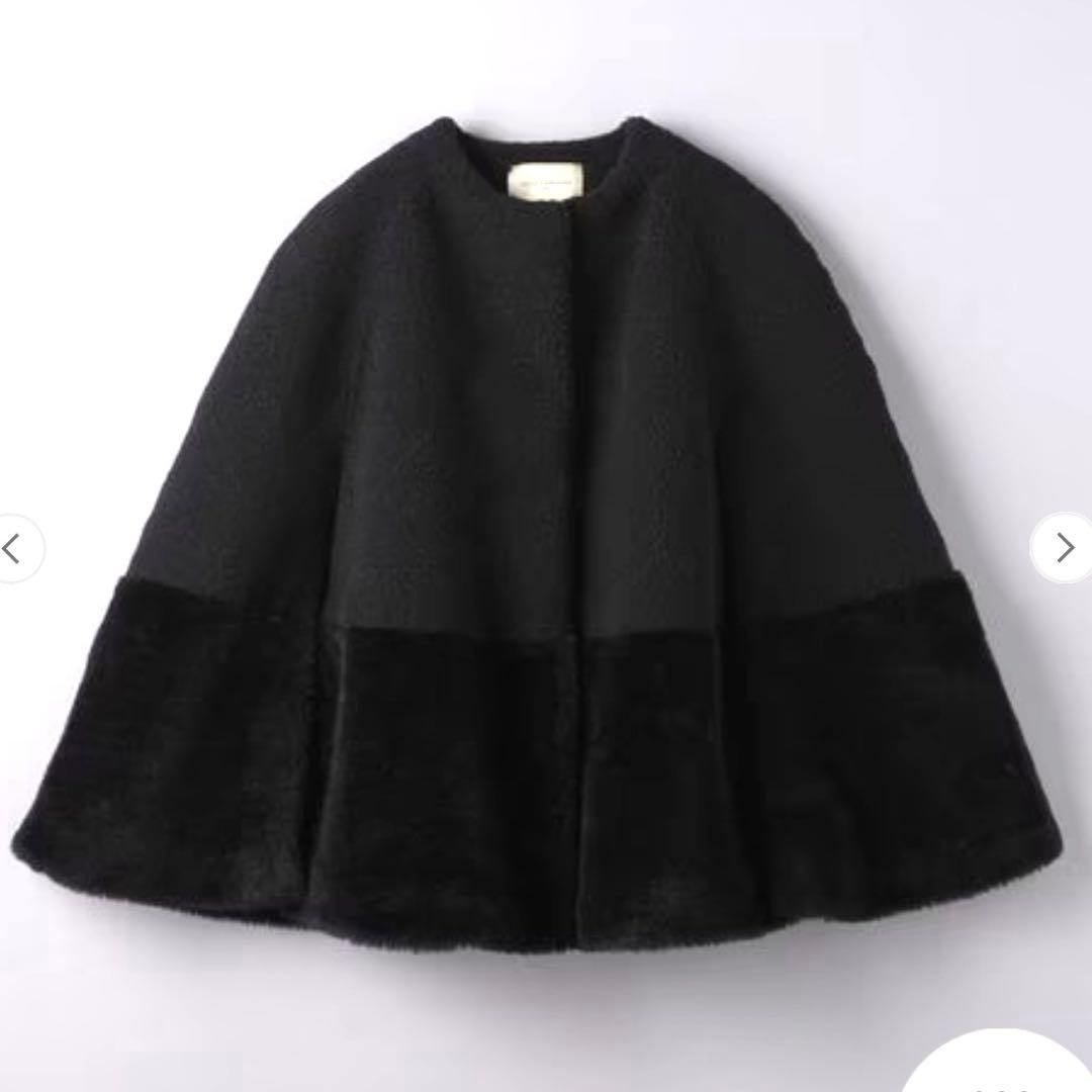 未使用 ☆ UNITED ARROWS ボア マントコート - メルカリ