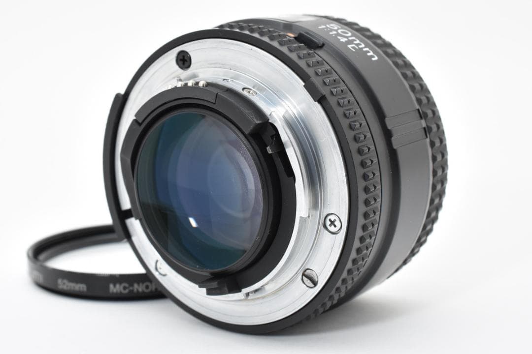 動確済 美品 ニコン AF NIKKOR 50 1.4D + HS-3 #690